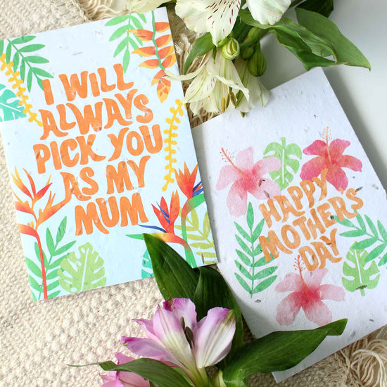 Plantable Always Pick You As My Mum Card