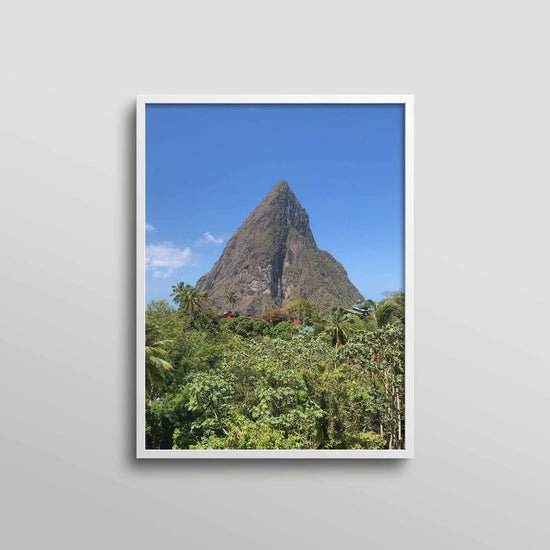 St Lucia Pitons Print