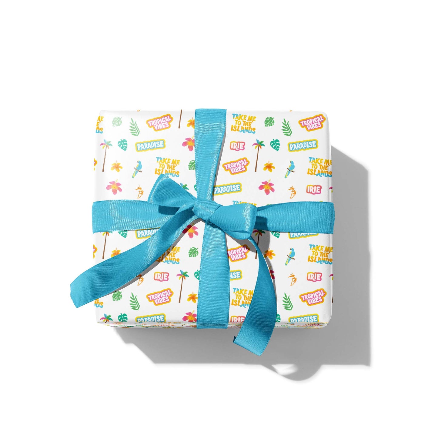 Paradise Stickers Wrapping Paper