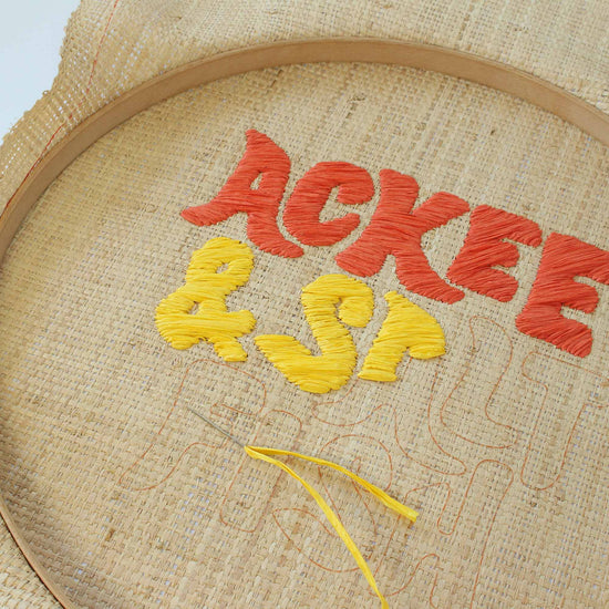 Load image into Gallery viewer, Ackee &amp;amp; Saltfish Raffia Wall Hanging
