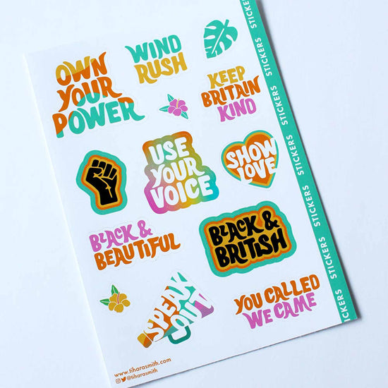 Own Your Power Sticker Sheet