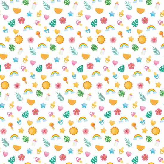 Tropical Baby Wrapping Paper