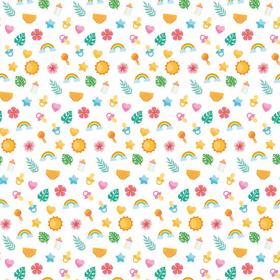 Load image into Gallery viewer, Tropical Baby Wrapping Paper
